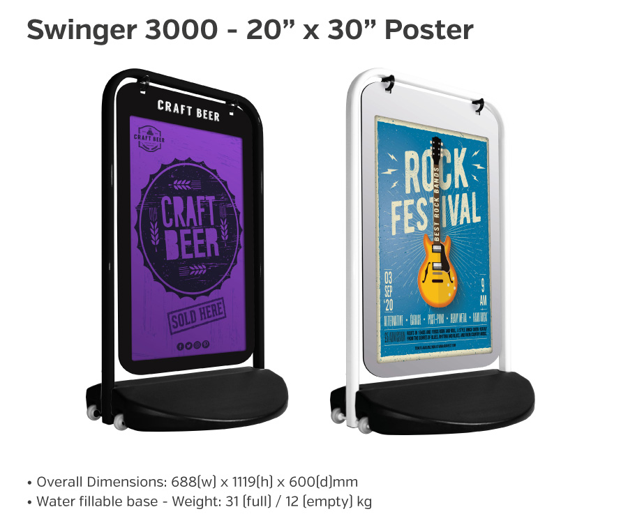 swinger poster pavement displays