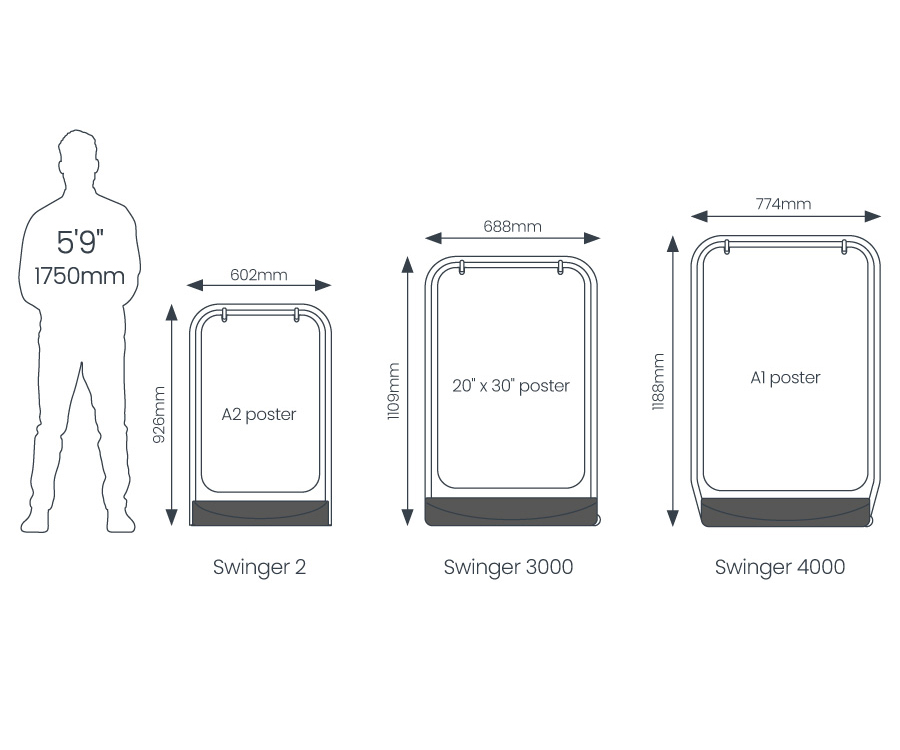 Swinger Poster Pavement Displays - Image 7