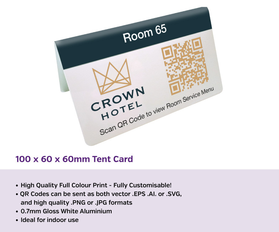 tent card qr code
