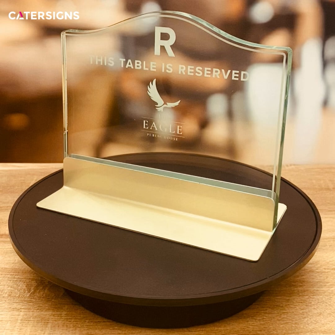 Emerald Monument Reserved Table Notice