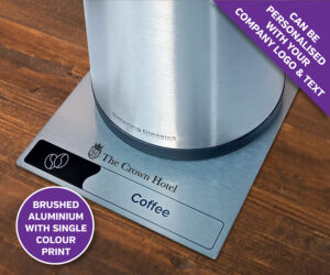 tp007 branded silver airpot mat