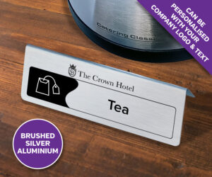 tp033 branded silver tent notice