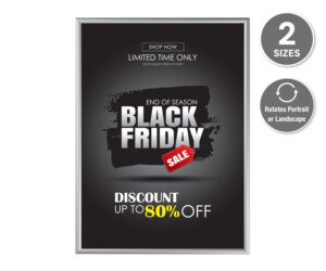 15mm Profile Silver Snap Frame