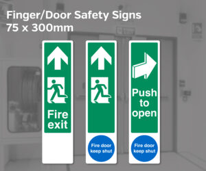 Door Finger Plate Safety Signs