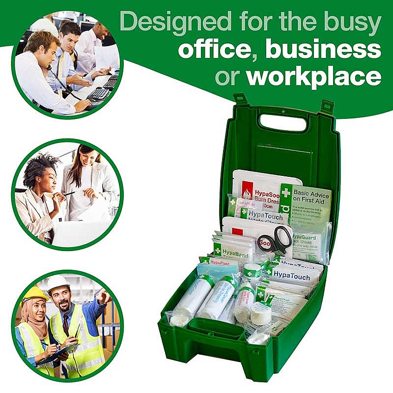 Workplace First Aid Kit (Medium), British Standard Compliant - Image 4