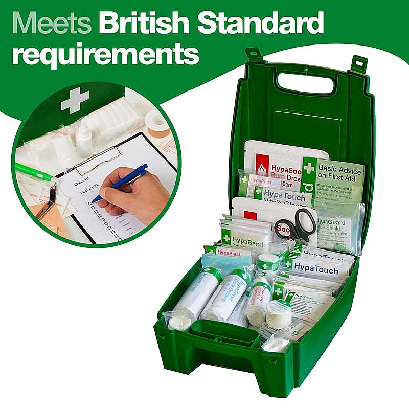Workplace First Aid Kit (Medium), British Standard Compliant - Image 3