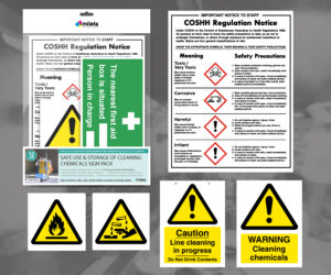 Cleaning Chemical & COSHH Signs