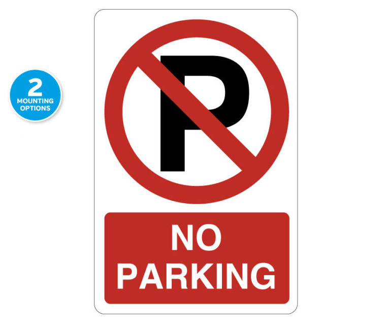 No Parking Traffic Notice