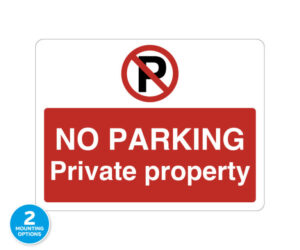 No Parking Private Property Notice