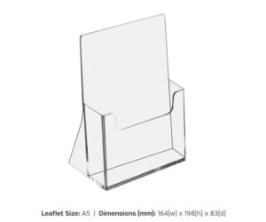 A5 Freestanding Leaflet Dispenser