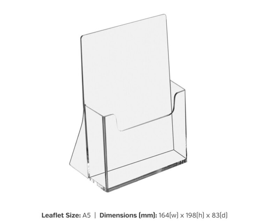 A5 Freestanding Leaflet Dispenser