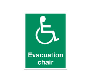 Evacuation Chair Notice
