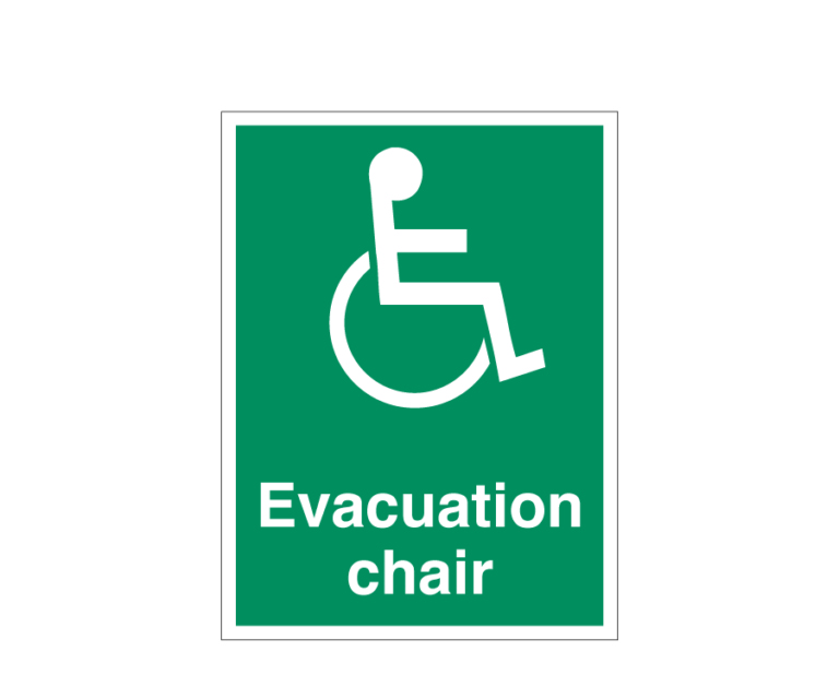 Evacuation Chair Notice