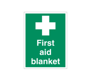 First Aid Blanket Notice