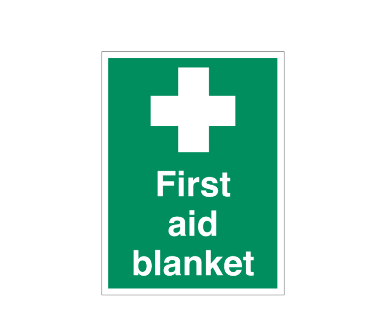 First Aid Blanket Notice