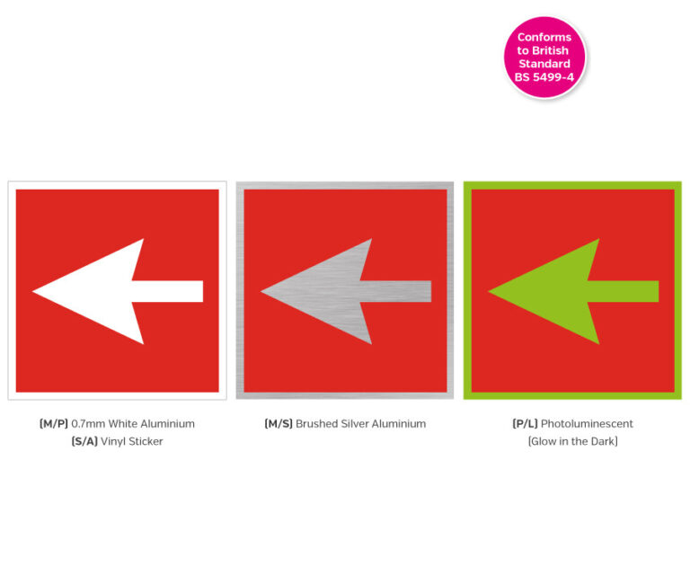 Fire Point Arrow Symbol Notice