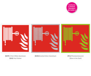 Fire Hose Reel Symbol Notice