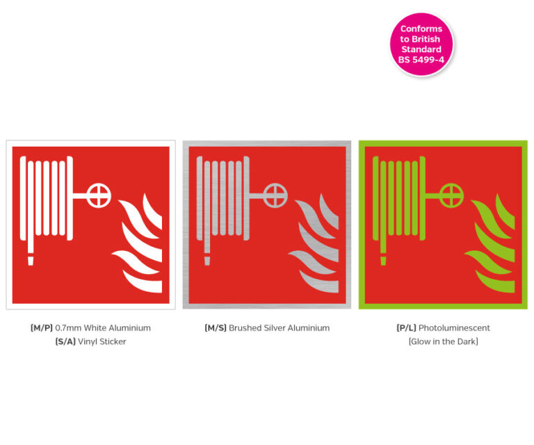 Fire Hose Reel Symbol Notice