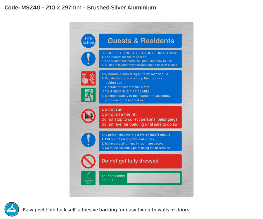 ms240-242 silver gold guests residents fire action a4