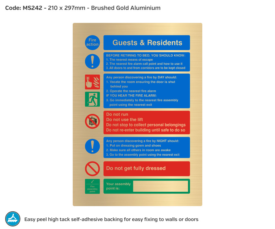 ms240-242 silver gold guests residents fire action a4