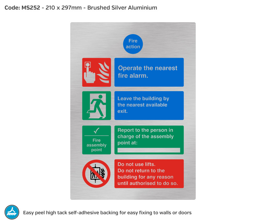 ms252-254 silver gold 4 part fire action a4
