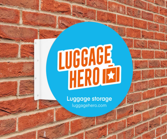 Metal Projecting Sign - Round