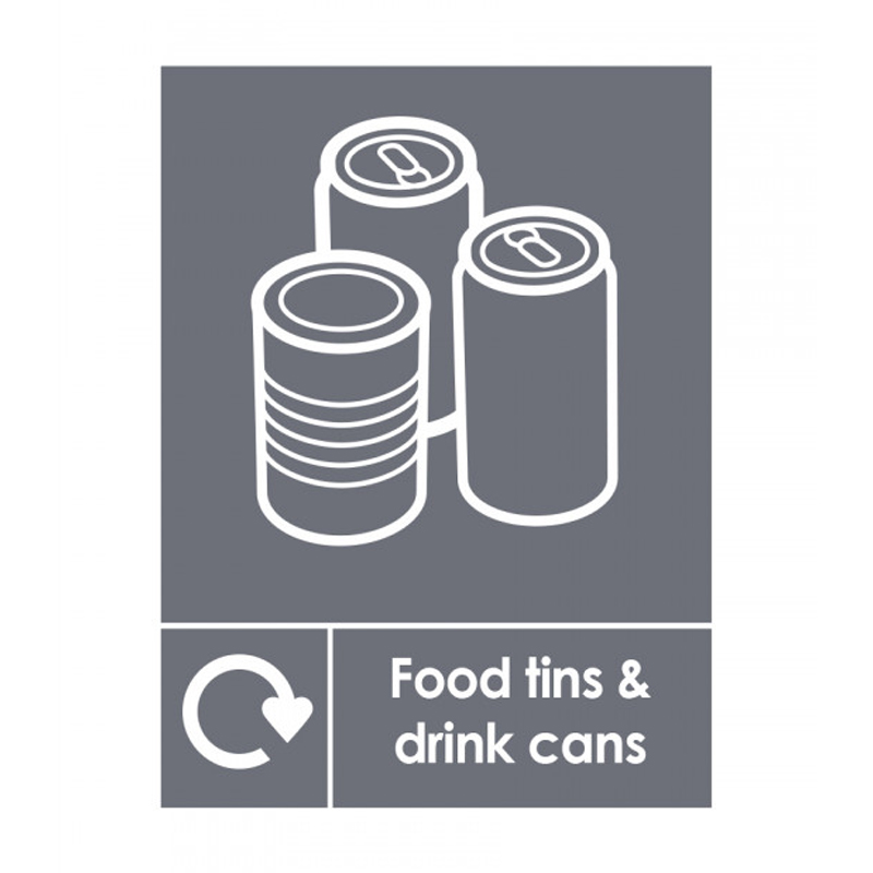 Food Tins & Drink Cans Recycling Notice