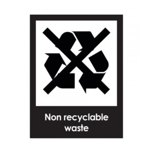 Non Recyclable Waste Notice