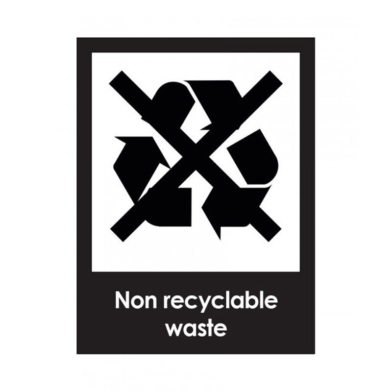 Non Recyclable Waste Notice