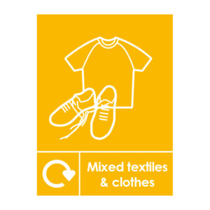 Mixed Textiles & Clothes Recycling Notice