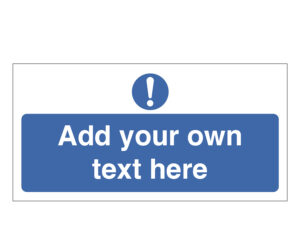 Mandatory Create your own Catering Sign