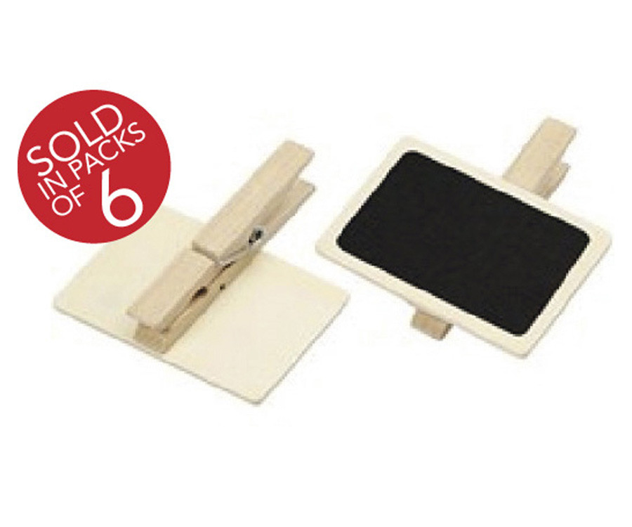 ab117 chalkboard ticket pegs