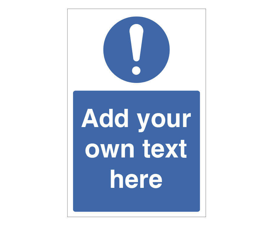 Mandatory Create your own Catering Sign