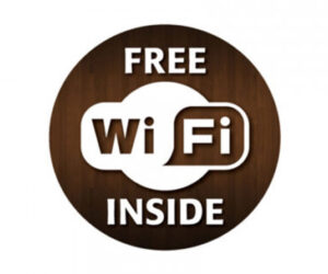 Free Wifi Inside - Window Sticker