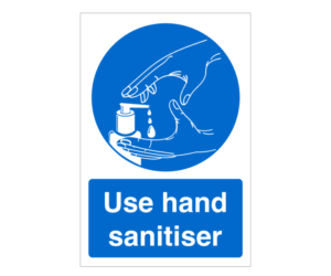 Use Hand Sanitiser Notice