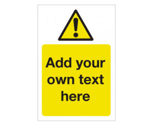 Hazard & Warning Create your own Catering Sign