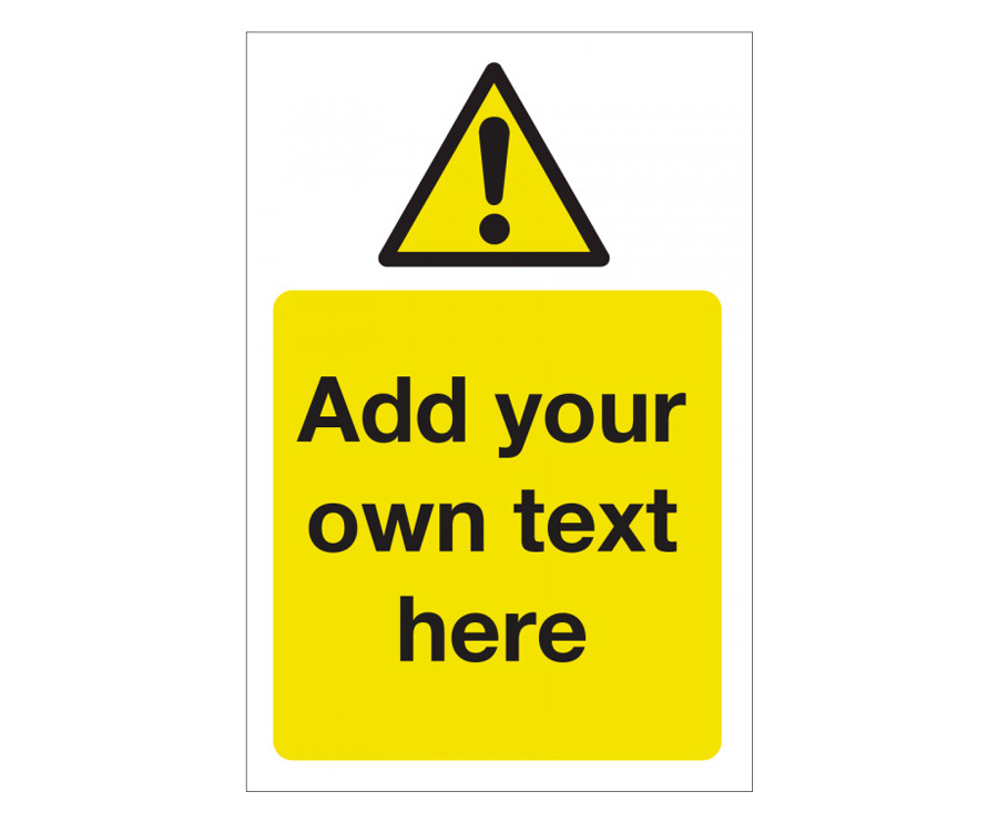 Hazard & Warning Create your own Catering Sign