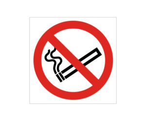 No Smoking Symbol Notice