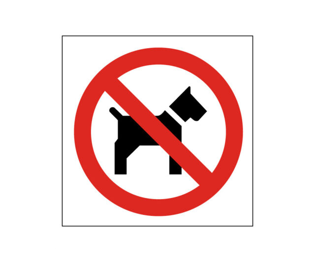 No Dogs Symbol Sign