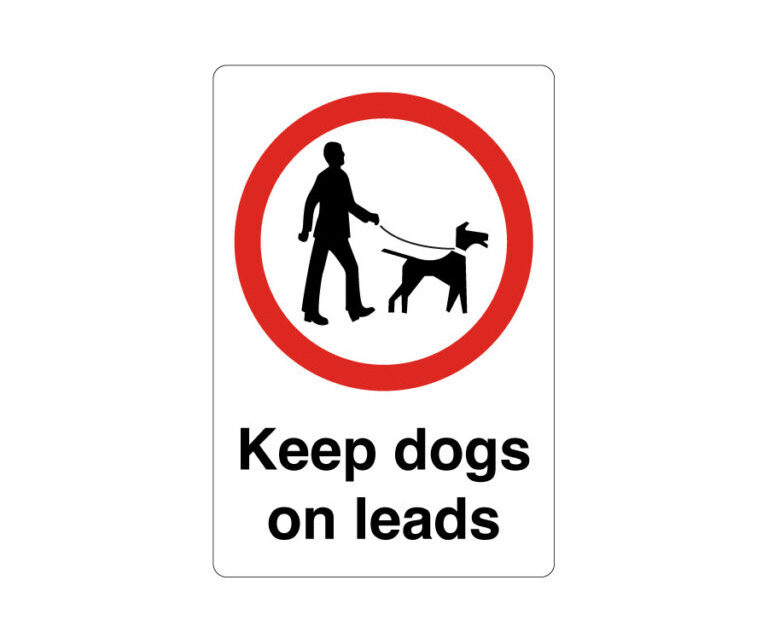 Keep Dogs on Leads - Dog Walker Notice