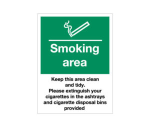 Smoking Area Notice