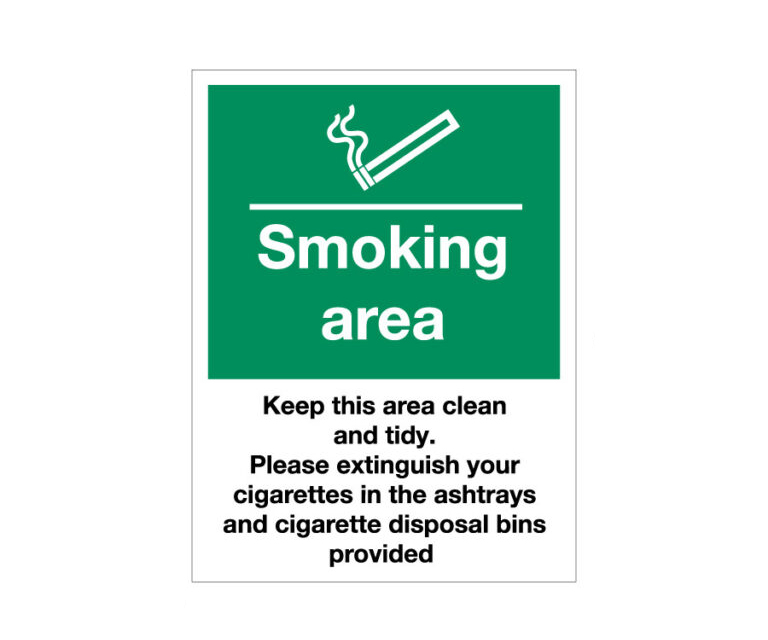 Smoking Area Notice