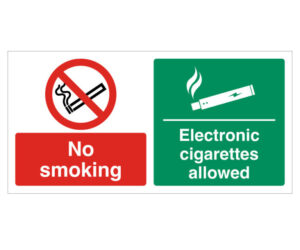 No Smoking, E-Cigarettes Allowed Notice