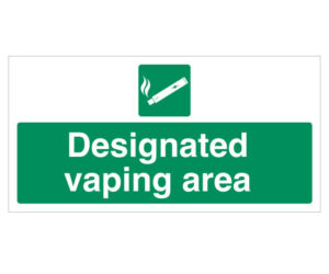 Designated Vaping Area Notice