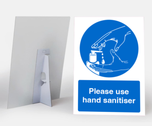 Please Use Hand Sanitiser - Countertop Notice