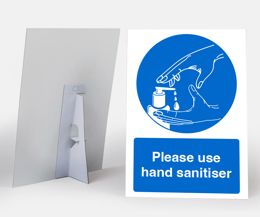 Please Use Hand Sanitiser - Countertop Notice
