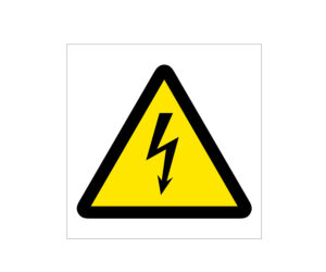Warning Electricity Symbol Notice