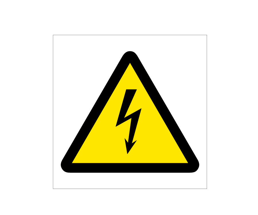 Warning Electricity Symbol Notice