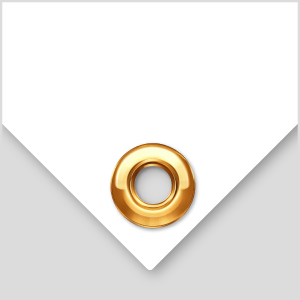 Banner Finishes Brass Eyelets