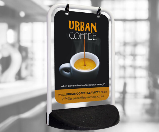 Urban Coffee Swinger Sign